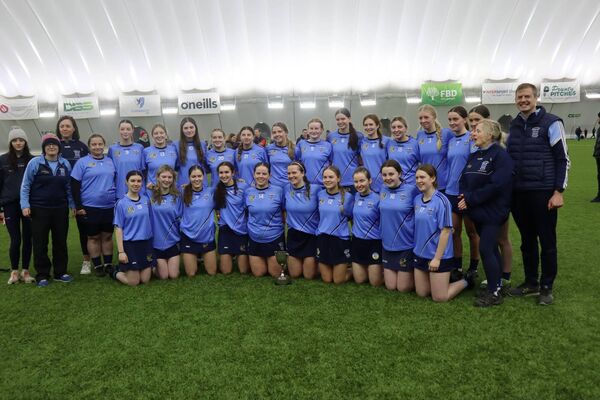 The players and management of Westport following their victory over Carnmore in the Rose Nixon Cup camogie final at the Connacht GAA Air Dome in Bekan. The players and management of Westport following their victory over Carnmore in the Rose Nixon Cup camogie final at the Connacht GAA Air Dome in Bekan.