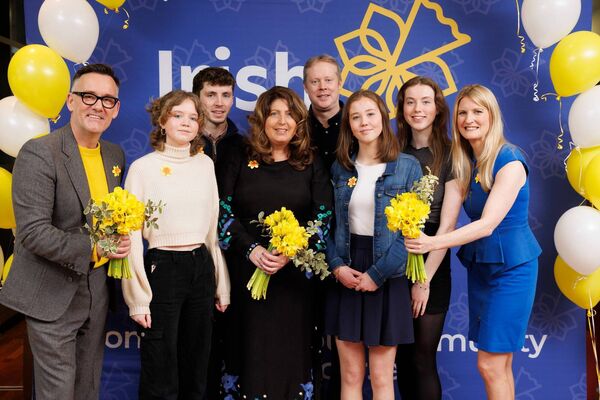 Pictured left to right is Brendan Courtney, Sinead Walsh, Joseph Walsh, Margaret Walsh Brendan Walsh, Sarah Walsh, Ciara Walsh and Averil Power, Irish Cancer Society CEO. Pictured left to right is Brendan Courtney, Sinead Walsh, Joseph Walsh, Margaret Walsh Brendan Walsh, Sarah Walsh, Ciara Walsh and Averil Power, Irish Cancer Society CEO.