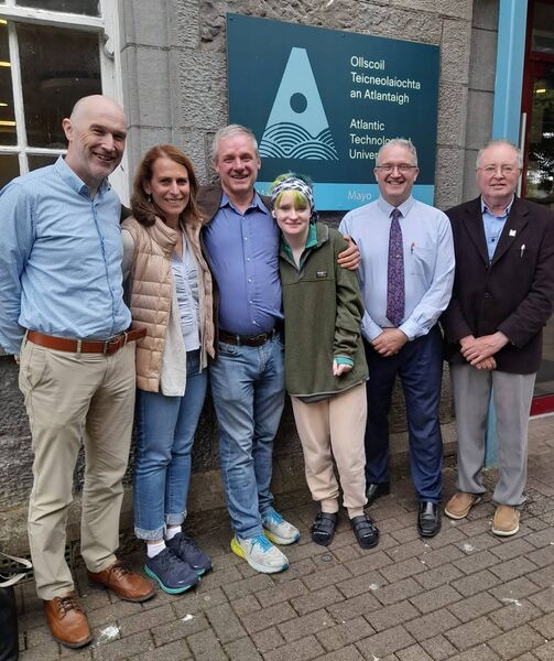 John Gately, Dept. of Nursing and Health Sciences ATU; Sona Dimidjian, Dept. of Psychology and Neuroscience, Colorado University; Prof. James Walsh; Lily Walsh; Michael Gill, Dept. Head of Organisational Development and Michael Larkin, visit facilitator. John Gately, Dept. of Nursing and Health Sciences ATU; Sona Dimidjian, Dept. of Psychology and Neuroscience, Colorado University; Prof. James Walsh; Lily Walsh; Michael Gill, Dept. Head of Organisational Development and Michael Larkin, visit facilitator.