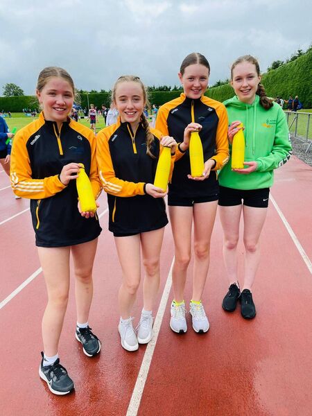 Lake District's U15 replay team of Ciobha Reilly, Sadhbh Reilly, Sarah Brennan and Ella Feeney. Lake District's U15 replay team of Ciobha Reilly, Sadhbh Reilly, Sarah Brennan and Ella Feeney.