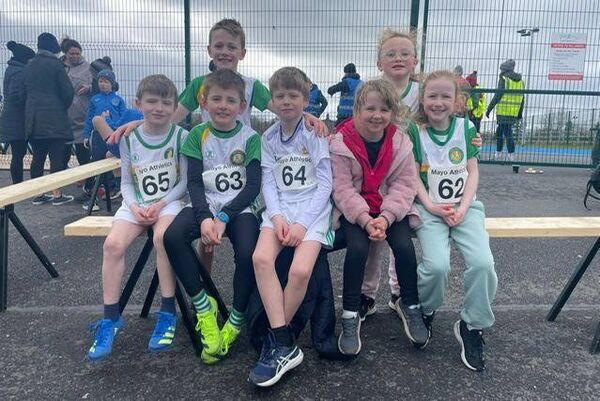 A group of athletes from East Mayo AC. A group of athletes from East Mayo AC.