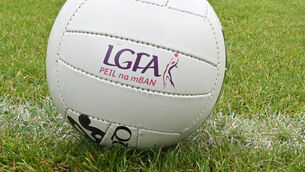 <p> Ladies Gaelic Football- Peil na mBan. An O'Neills football on the grass pitch with the City End terrace in the background at SuperValu Pairc Ui Chaoimh, Cork. Picture: Larry Cummins</p> <p> Ladies Gaelic Football- Peil na mBan. An O'Neills football on the grass pitch with the City End terrace in the background at SuperValu Pairc Ui Chaoimh, Cork. Picture: Larry Cummins</p>