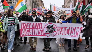 Thousands march through Dublin for United Against Racism rally Thousands march through Dublin for United Against Racism rally