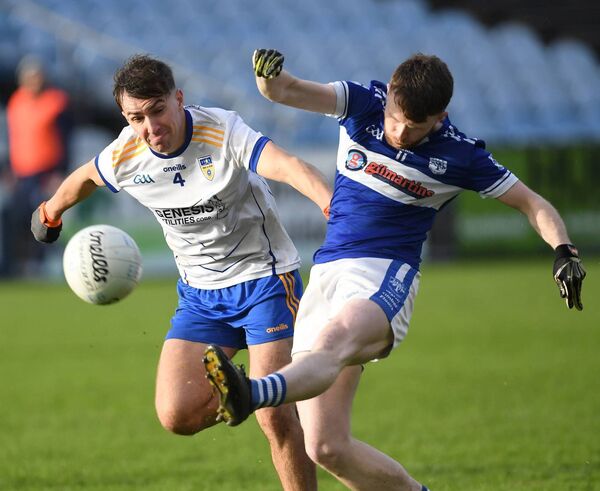 Kiltimagh’s Conor Mallee scores a point early in the second half of the Mayo GAA Treanlaur Catering Junior A Football Championship final at Hastings Insurance MacHale Park last Sunday. Picture: David Farrell Photography Kiltimagh’s Conor Mallee scores a point early in the second half of the Mayo GAA Treanlaur Catering Junior A Football Championship final at Hastings Insurance MacHale Park last Sunday. Picture: David Farrell Photography