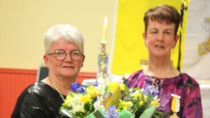 <p>Kitty Farragher (right), who has received the Benemerenti Medal.</p> <p>Kitty Farragher (right), who has received the Benemerenti Medal.</p>