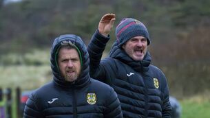 <p>Castlebar Celtic manager Stevie Gavin, left, alongside assistant manager Declan Flynn. Picture: John Corless</p> <p>Castlebar Celtic manager Stevie Gavin, left, alongside assistant manager Declan Flynn. Picture: John Corless</p>