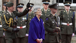 <p>President Catherine Connolly after her inauguration at Dublin Castle inspects the Guard of Honour by the Irish Defence Forces. Picture: Sam Boal/Collins Photos </p> <p>President Catherine Connolly after her inauguration at Dublin Castle inspects the Guard of Honour by the Irish Defence Forces. Picture: Sam Boal/Collins Photos </p>