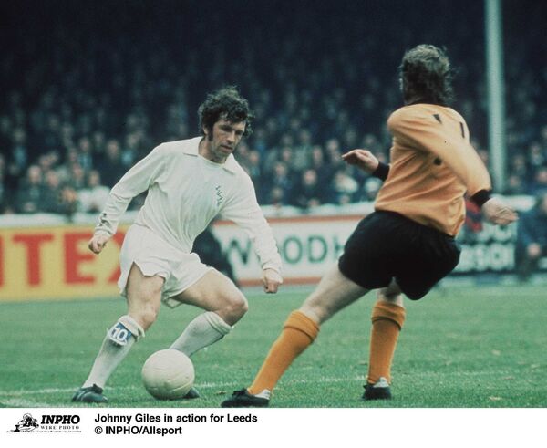 Johnny Giles in action for Leeds. Picture: INPHO/Allsport Johnny Giles in action for Leeds. Picture: INPHO/Allsport