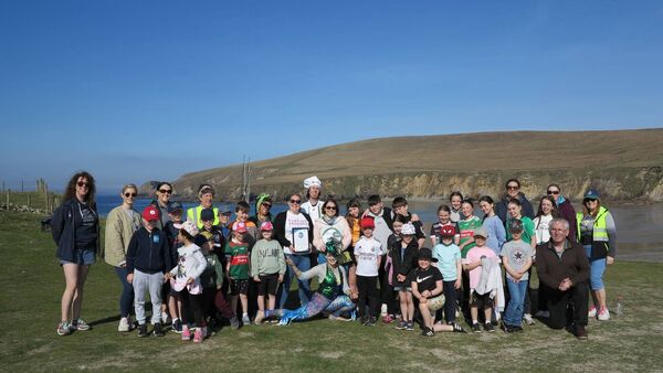 The celebration of the Ocean Hero Event of the Year Award at Rinn Rua Beach with An Taisce Clean Coasts, Circus250, Comhar Dún Chaocháin Teo and Scoil Cholmcille. The celebration of the Ocean Hero Event of the Year Award at Rinn Rua Beach with An Taisce Clean Coasts, Circus250, Comhar Dún Chaocháin Teo and Scoil Cholmcille.