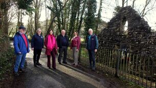 <p>Members of the board and team of South West Mayo Development Company (SWMDC) met with a local group in Balla recently to discuss SWMDC supports, including new ORIS funding secured for local walks development, from left: Thomas Fitzpatrick, Chairperson, SWMDC; Tony Hetherington, Rural Social Scheme Supervisor; Sabina Trench, CEO, SWMDC; Pat Boyle, Chairperson, Balla Community Resources Development; Norita Clesham, LEADER Project Officer; and Martin Dillane, Rural Recreation Officer. Picture: Trish Forde</p> <p>Members of the board and team of South West Mayo Development Company (SWMDC) met with a local group in Balla recently to discuss SWMDC supports, including new ORIS funding secured for local walks development, from left: Thomas Fitzpatrick, Chairperson, SWMDC; Tony Hetherington, Rural Social Scheme Supervisor; Sabina Trench, CEO, SWMDC; Pat Boyle, Chairperson, Balla Community Resources Development; Norita Clesham, LEADER Project Officer; and Martin Dillane, Rural Recreation Officer. Picture: Trish Forde</p>