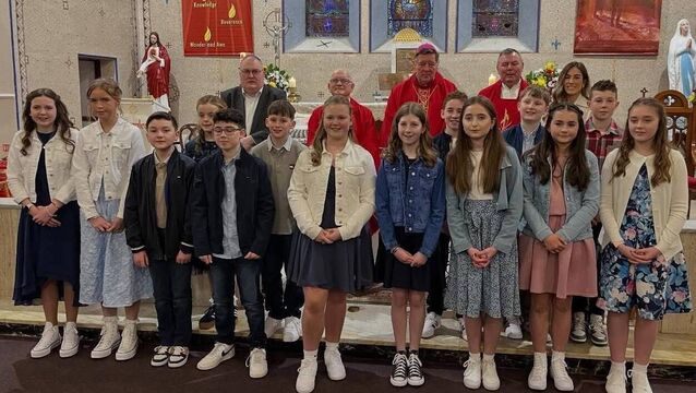 Local Notes: Currabaggan NS pupils make their Confirmation. Local Notes: Currabaggan NS pupils make their Confirmation.