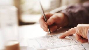 <p>Time to challenge your brain with a Sudoku puzzle. Enjoy the game!</p> <p>Time to challenge your brain with a Sudoku puzzle. Enjoy the game!</p>