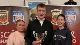 <p>Comhghairdeachas mór le Ríona Foote, Sean Healy and Aisling Hyland, winners of the Ceol Uirlise (Instrumental music) at Scór Sinsear Mhaigh Eo. They will now represent Swinford GAA and Mayo in the Connacht final in Tubbercurry on March 21.</p> <p>Comhghairdeachas mór le Ríona Foote, Sean Healy and Aisling Hyland, winners of the Ceol Uirlise (Instrumental music) at Scór Sinsear Mhaigh Eo. They will now represent Swinford GAA and Mayo in the Connacht final in Tubbercurry on March 21.</p>