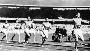 <p>Ronnie Delaney wins gold in the 1,500m race at the Olympic Games in Melbourne in 1956. Picture: NPHO/Allsport</p> <p>Ronnie Delaney wins gold in the 1,500m race at the Olympic Games in Melbourne in 1956. Picture: NPHO/Allsport</p>
