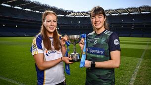 <p>In Croke Park for the official launch of the Lidl All-Ireland Senior Post-Primary Schools Finals were captains Ali Hughes of Ballinrobe CS and Lily Maher of St Anne's SS, Tipperary. Picture: Seb Daly/Sportsfile</p> <p>In Croke Park for the official launch of the Lidl All-Ireland Senior Post-Primary Schools Finals were captains Ali Hughes of Ballinrobe CS and Lily Maher of St Anne's SS, Tipperary. Picture: Seb Daly/Sportsfile</p>