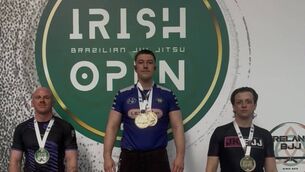 <p>Ballina native Dylan Rice had double gold-medal success at the Irish Open Brazilian Jiu-Jitsu Championships, held at the Sport Ireland National Indoor Arena in Blanchardstown, Dublin, last Sunday, 24th May.</p> <p>Ballina native Dylan Rice had double gold-medal success at the Irish Open Brazilian Jiu-Jitsu Championships, held at the Sport Ireland National Indoor Arena in Blanchardstown, Dublin, last Sunday, 24th May.</p>