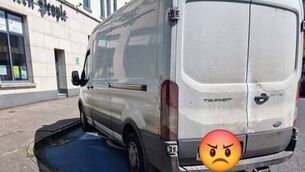 <p>Gardaí released this image as an example of the illegal parking they encountered in Ballina.</p> <p>Gardaí released this image as an example of the illegal parking they encountered in Ballina.</p>