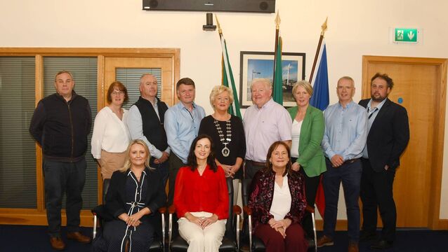 Pictured at the annual general meeting of Ballina Municipal District in Ballina Civic Offices were, back row, from left: Declan Ginnelly, Executive Engineer; Teresa Durkin, Senior Executive Engineer; Emmet O'Connor, Town Architect; Cllr Jarlath Munnelly, Cllr Annie May Reape, Cathaoirleach, Ballina Municipal District; Cllr John O'Hara, Leas-Cathaoirleach; Vincent O'Boyle, Assistant Engineer; Cllr Joe Faughnan. Front row: Olivia Gallagher, Acting Director of Services; Cllr Marie-Thérése Duffy and Breege Gordon, Staff Officer. Pictures: John O'Grady <p>Pictured at the annual general meeting of Ballina Municipal District in Ballina Civic Offices were, back row, from left: Declan Ginnelly, Executive Engineer; Teresa Durkin, Senior Executive Engineer; Emmet O'Connor, Town Architect; Cllr Jarlath Munnelly, Cllr Annie May Reape, Cathaoirleach, Ballina Municipal District; Cllr John O'Hara, Leas-Cathaoirleach; Vincent O'Boyle, Assistant Engineer; Cllr Joe Faughnan. Front row: Olivia Gallagher, Acting Director of Services; Cllr Marie-Thérése Duffy and Breege Gordon, Staff Officer. Pictures: John O'Grady</p>