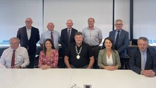 <p>Pictured at the annual general meeting of Claremorris-Swinford Municipal Distirct were, front row, from left: Cllr Richard Finn, Cllr Deirdre Lawless, Cathaoirleach Cllr Neil Cruise, Cllr Alma Gallagher, Leas Cathaoirleach Cllr Damien Ryan. Back row: Cllr Gerry Murray, Cllr Patsy O'Brien, Director of Services Tom Gilligan, Head of Claremorris-Swinford Municipal District Padraig Flanagan and Cllr Michael Burke. </p> <p>Pictured at the annual general meeting of Claremorris-Swinford Municipal Distirct were, front row, from left: Cllr Richard Finn, Cllr Deirdre Lawless, Cathaoirleach Cllr Neil Cruise, Cllr Alma Gallagher, Leas Cathaoirleach Cllr Damien Ryan. Back row: Cllr Gerry Murray, Cllr Patsy O'Brien, Director of Services Tom Gilligan, Head of Claremorris-Swinford Municipal District Padraig Flanagan and Cllr Michael Burke. </p>