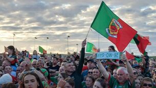 <p>Scenes in Belmullet last night</p> <p>Scenes in Belmullet last night</p>