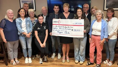 Local Notes: Easkey Fun Run cheque presentation. Local Notes: Easkey Fun Run cheque presentation.