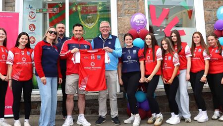 Local Notes: Presentation of jerseys to Belmullet LGFA by Vital Healthcare Pharmacy. Local Notes: Presentation of jerseys to Belmullet LGFA by Vital Healthcare Pharmacy.