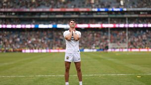 <p>Mayo's Tommy Conroy celebrates after his side's All-Ireland SFC Final win against Kerry. Picture: INPHO/James Crombie</p> <p>Mayo's Tommy Conroy celebrates after his side's All-Ireland SFC Final win against Kerry. Picture: INPHO/James Crombie</p>