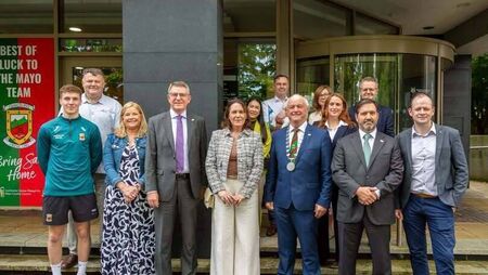 Mayo All-Ireland winner welcomes Argentine ambassador to the county Mayo All-Ireland winner welcomes Argentine ambassador to the county