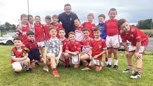 <p>The Moy Davitts under-8s football team were delighted to meet All-Ireland winning Mayo manager Andy Moran who was in charge of the opposing Ballaghaderreen U8 team at a blitz hosted by Charlestown Sarsfields and which also involved Swinford and Ballyhaunis GAA clubs. The Moy Davitts boys acquitted themselves very well. </p> <p>The Moy Davitts under-8s football team were delighted to meet All-Ireland winning Mayo manager Andy Moran who was in charge of the opposing Ballaghaderreen U8 team at a blitz hosted by Charlestown Sarsfields and which also involved Swinford and Ballyhaunis GAA clubs. The Moy Davitts boys acquitted themselves very well. </p>