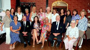 <p>Pictured at the Ballinrobe Golf Club Lady Captain's Day presentation night were winner Penny Eustace and Lady Captain Sharon O'Malley, with other prize winners, Club Captain Michael Cunningham and Club President Liam Rattigan. Picture: Trish Forde</p> <p>Pictured at the Ballinrobe Golf Club Lady Captain's Day presentation night were winner Penny Eustace and Lady Captain Sharon O'Malley, with other prize winners, Club Captain Michael Cunningham and Club President Liam Rattigan. Picture: Trish Forde</p>