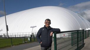 <p>Pictured alongside the AirDome at the Connacht GAA Centre of Excellence in Bekan is Connacht GAA CEO John Prenty.</p> <p>Pictured alongside the AirDome at the Connacht GAA Centre of Excellence in Bekan is Connacht GAA CEO John Prenty.</p>