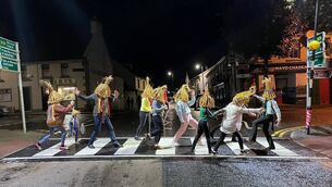 <p>Mummers in Foxford during Foxford Traditional Weekend. Picture: Edwina Guckian</p> <p>Mummers in Foxford during Foxford Traditional Weekend. Picture: Edwina Guckian</p>