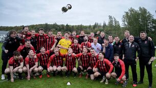 <p>Westport United, 2026 Elverys Sports Super League champions. Picture: John Corless</p> <p>Westport United, 2026 Elverys Sports Super League champions. Picture: John Corless</p>