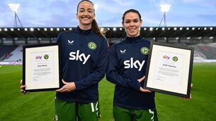 <p>Republic of Ireland defenders back their future careers while nominating local clubs in Mayo and Donegal to receive €5,000 each.</p> <p>Republic of Ireland defenders back their future careers while nominating local clubs in Mayo and Donegal to receive €5,000 each.</p>