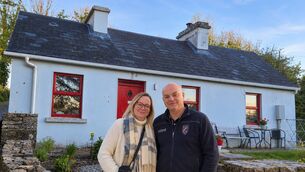 <p>Estelle and Erwan Seznec outside their restored cottage near Urlaur.</p> <p>Estelle and Erwan Seznec outside their restored cottage near Urlaur.</p>